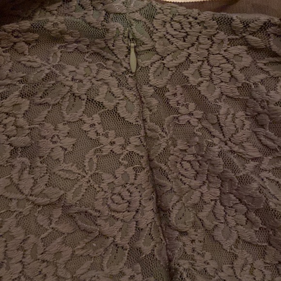 Free People Gold Metallic Lace Moonlight Ombré Dress - Picture 14 of 14